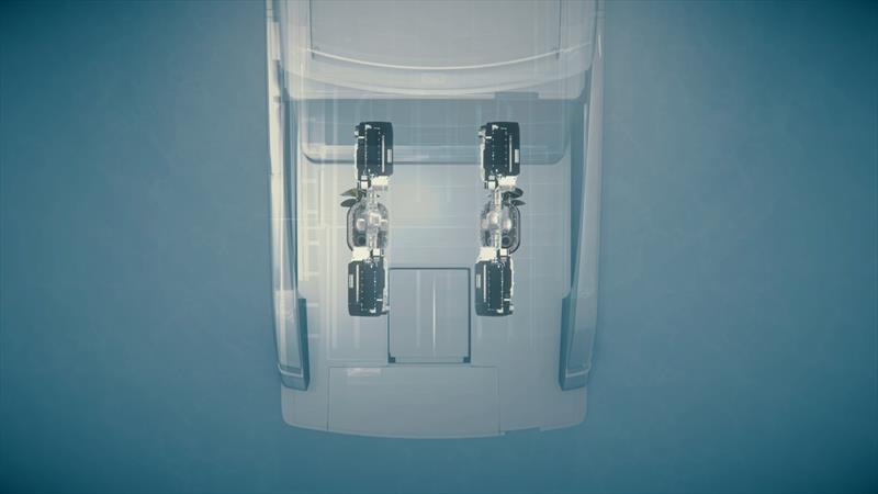 Sanlorenzo SX120 - IPS (Inboard Performance System) Professional Platform, developed by Volvo Penta