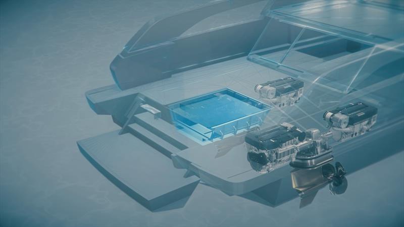 Sanlorenzo SX120 - IPS (Inboard Performance System) Professional Platform, developed by Volvo Penta