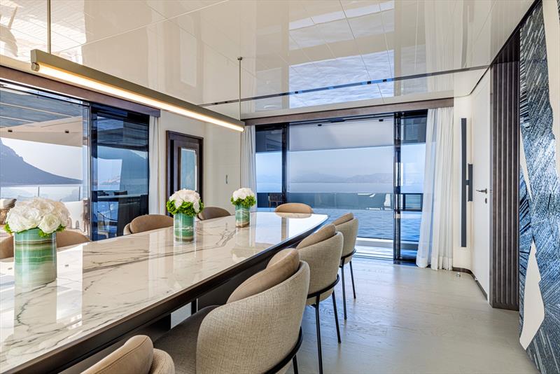 Columbus Atlantique 47m M/Y Acqua Chiara - Dining