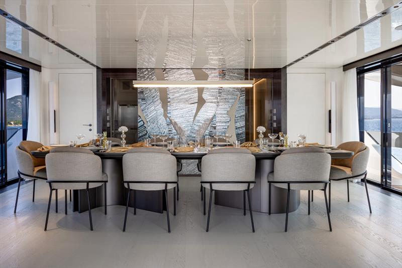 Columbus Atlantique 47m M/Y Acqua Chiara - Dining