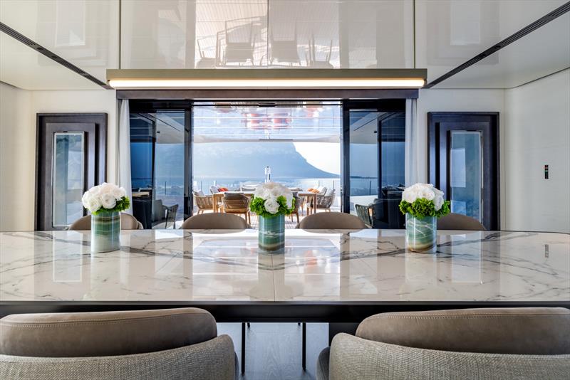 Columbus Atlantique 47m M/Y Acqua Chiara - Dining