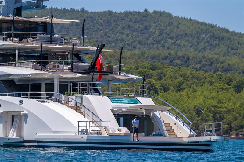 80-metre Al Reem photo copyright Bilgin Yachts taken at  and featuring the Power boat class