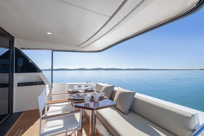 Cockpit on the Maritimo M50 - photo © Maritimo