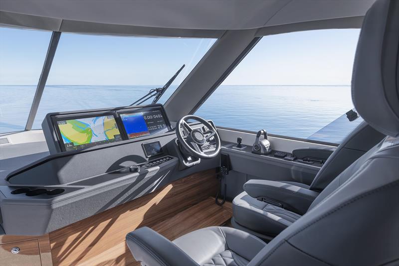 A wonderful helm station - Maritimo M50 - photo © Maritimo