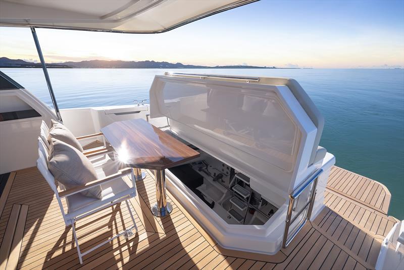 Engine room access - Maritimo M50 - photo © Maritimo