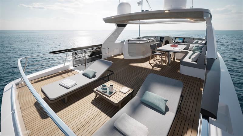Absolute Navetta 66 - Flybridge - photo © Absolute Yachts