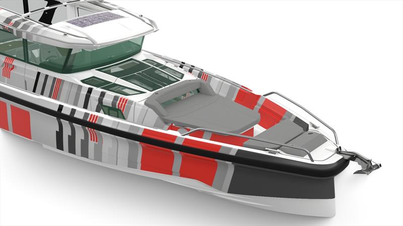 Axopar 38 Bow photo copyright Axopar Boats taken at  and featuring the Power boat class