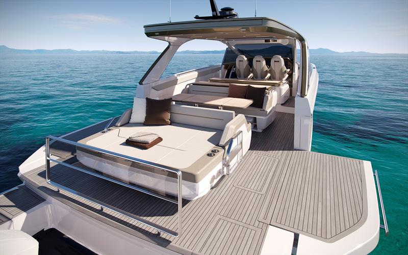 Princess C48 - main deck - photo © Princess Yachts