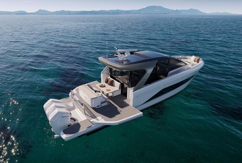 Princess C48 - deck saloon - photo © Princess Yachts