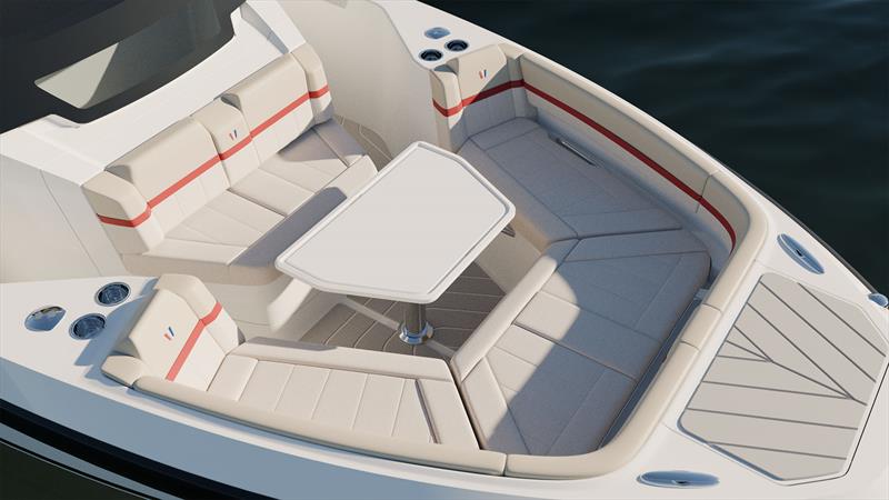 Wellcraft 28 - bow sofa photo copyright Wellcraft taken at  and featuring the Power boat class