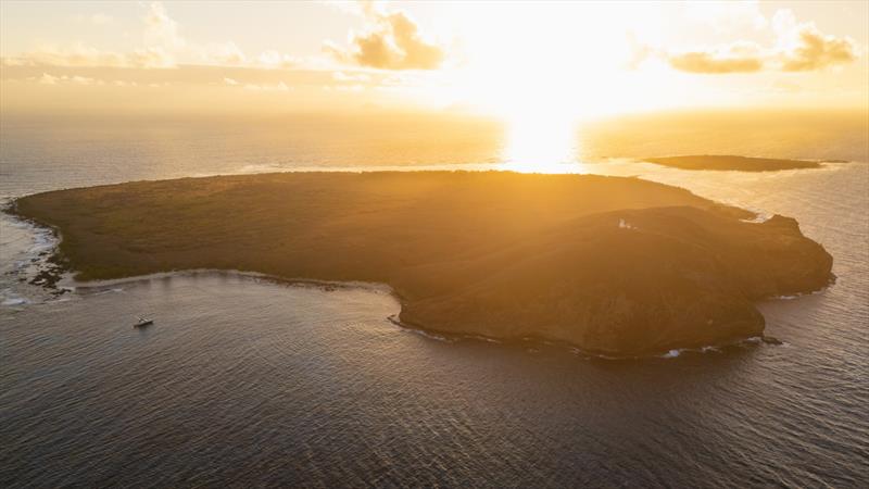 Flat Island is home only to a small coast guard station - photo © Riviera Australia