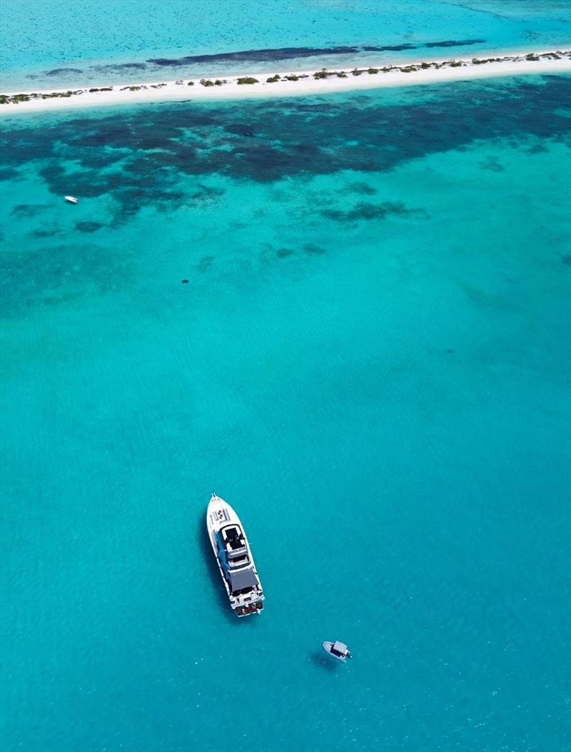 A thin strip of sand is home to a variety of sea birds - photo © Riviera Australia