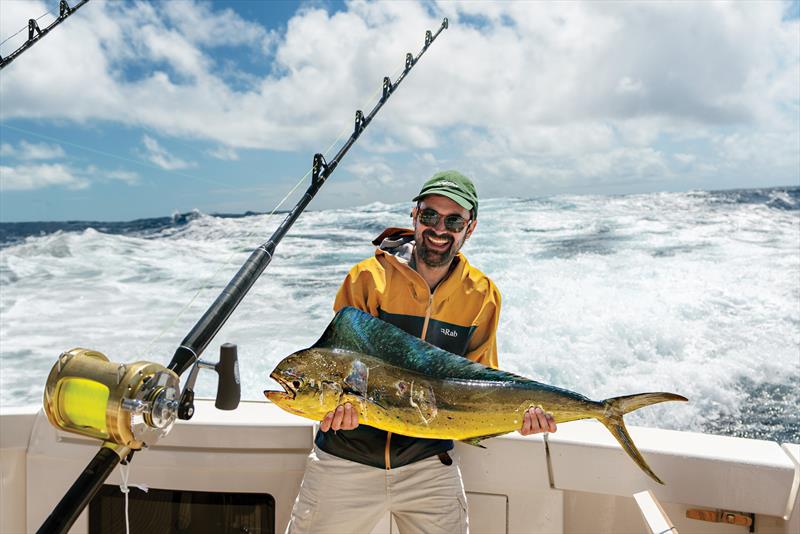 Fishing near the Albion Cliffs, offering stunning views of dramatic rock formations - photo © Riviera Australia