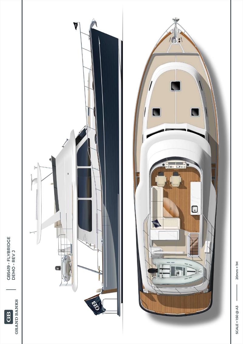 Grand Banks 54 EU Edition photo copyright Grand Banks Yachts taken at  and featuring the Power boat class