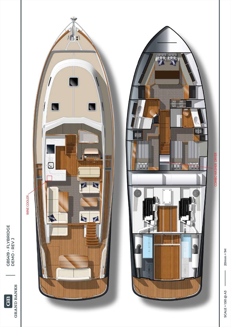 Grand Banks 54 EU Edition photo copyright Grand Banks Yachts taken at  and featuring the Power boat class