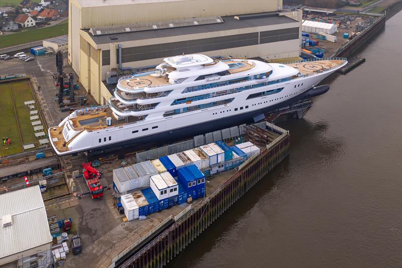 117m Boardwalk photo copyright Klaus Jordan taken at  and featuring the Power boat class
