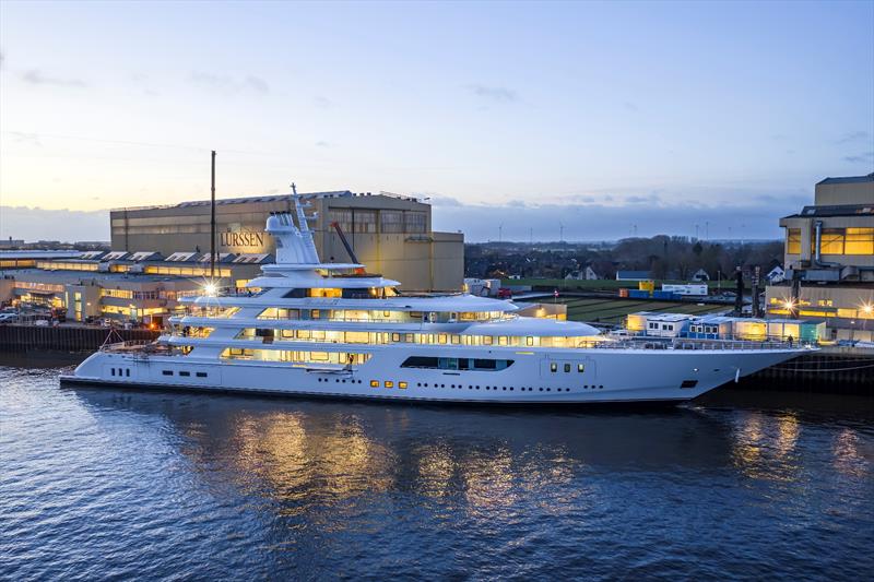 117m Boardwalk photo copyright Klaus Jordan taken at  and featuring the Power boat class