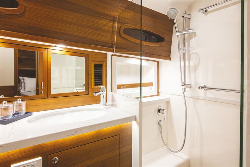 Grand Banks 62 Stateroom 1 head - photo © GB Marine Group