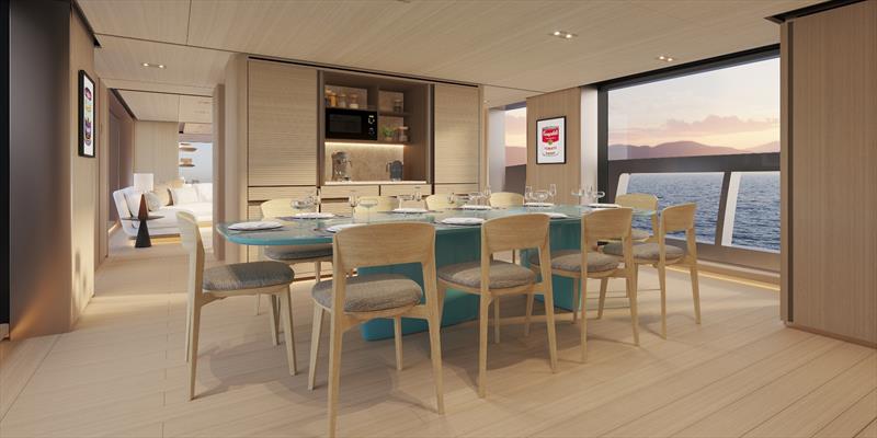 Benetti B.Neos - Main Deck Kitchen - photo © Benetti Yachts