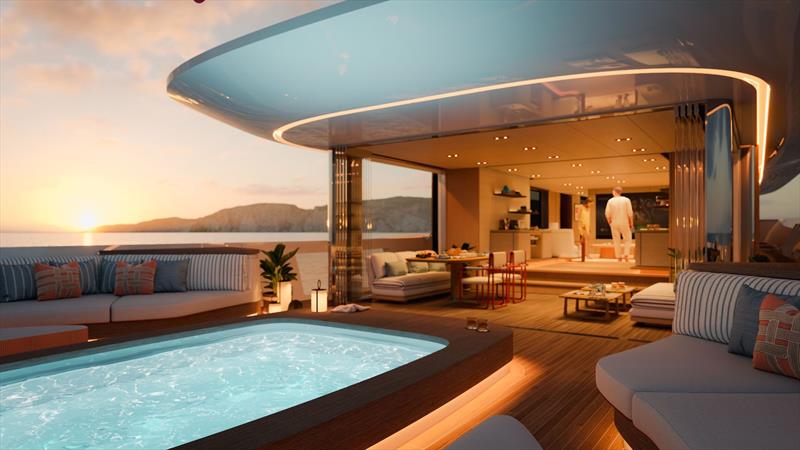 Benetti B.Neos - Main Deck - photo © Benetti Yachts