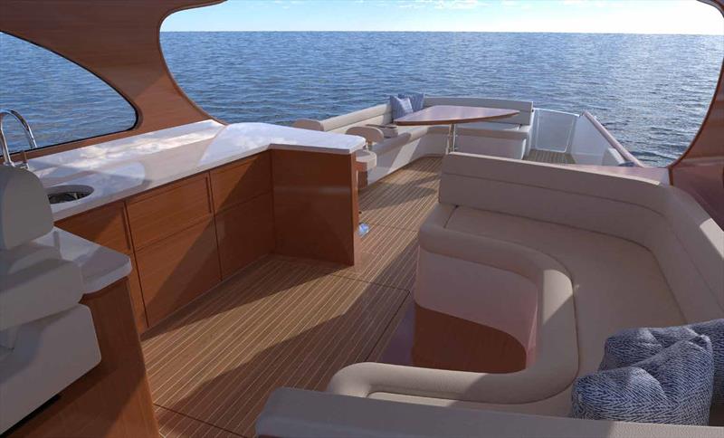 Picnic Boat 45 photo copyright Hinckley Yachts taken at  and featuring the Power boat class
