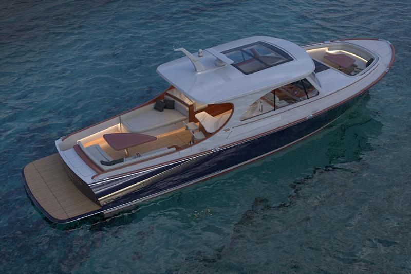 The new Picnic Boat 45 photo copyright Hinckley Yachts taken at  and featuring the Power boat class