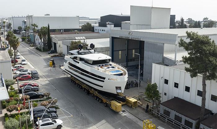 UHV 100 Launched photo copyright Lazzara Yachts taken at  and featuring the Power boat class