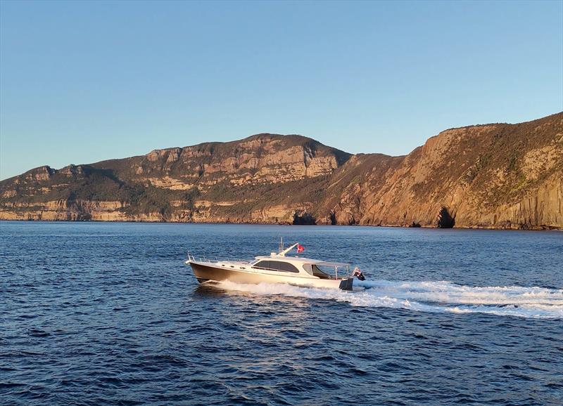 Palm Beach XII (a Palm Beach 65) on her journey shadowing the 2025 Rolex Sydney Hobart fleet - photo © Palm Beach Motor Yachts