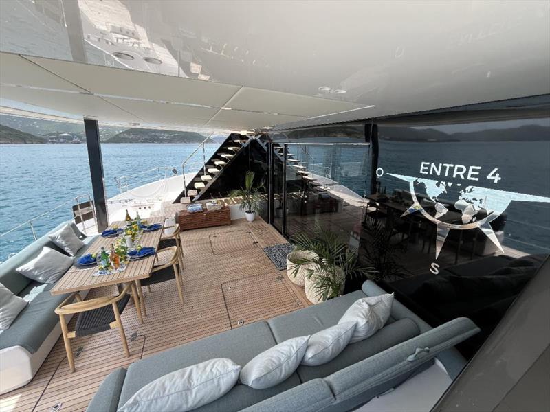 Entre4 will be on display at the 2026 USVI Charter Yacht Show photo copyright Pyper Yachts taken at  and featuring the Power boat class