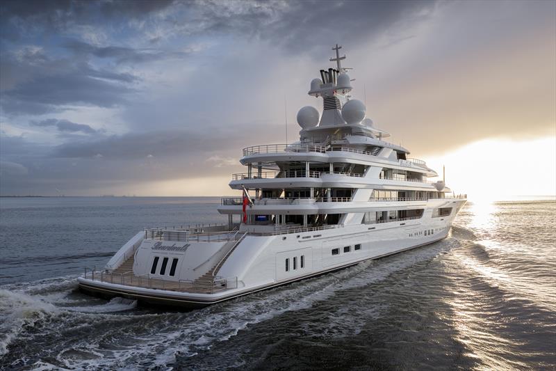 117m Boardwalk photo copyright Ruben Griffioen taken at  and featuring the Power boat class