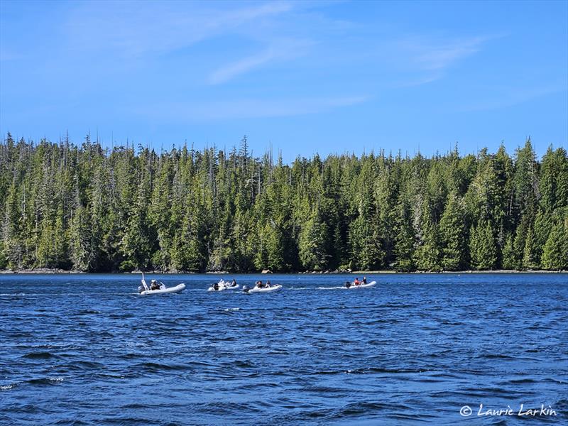 Blunden exploring - photo © Laurie Larkin