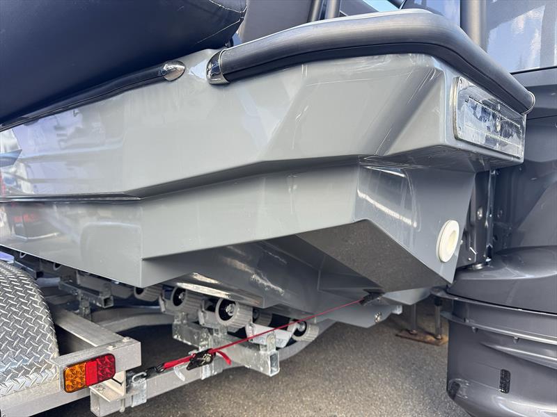 ADV7 reverse chines for stability on both the hull and outboard pod - photo © John Curnow