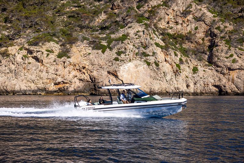 ADV9 is capable of 50 knots if you want it.. - photo © Highfield Boats