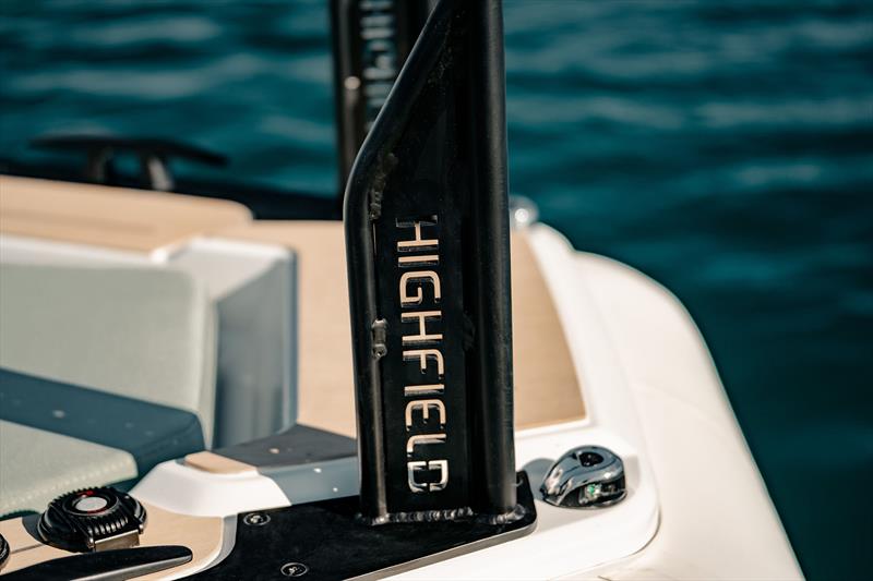 ADV9 pulpit - made with Highfield durability, and a healthy dose of style - photo © Highfield Boats