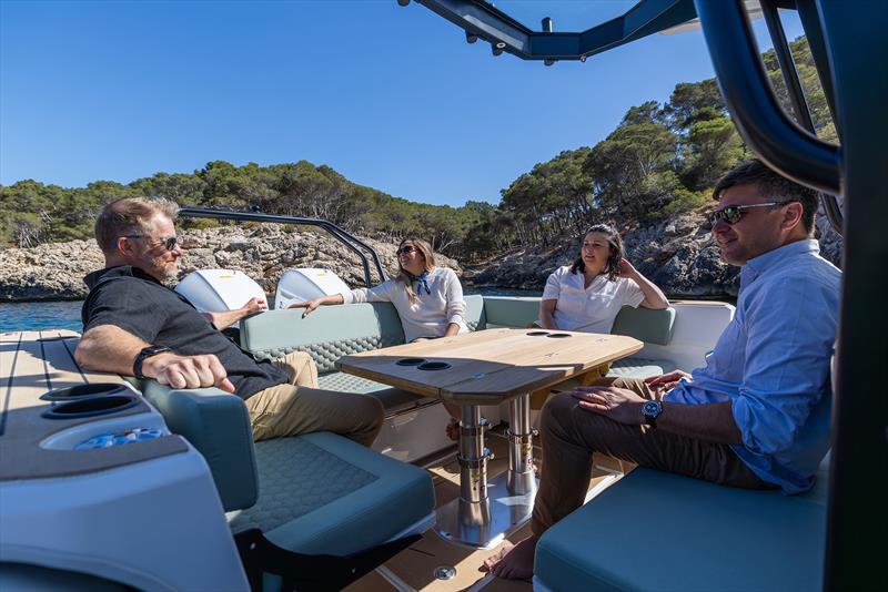 Let the luncheon begin - ADV9 - photo © Highfield Boats