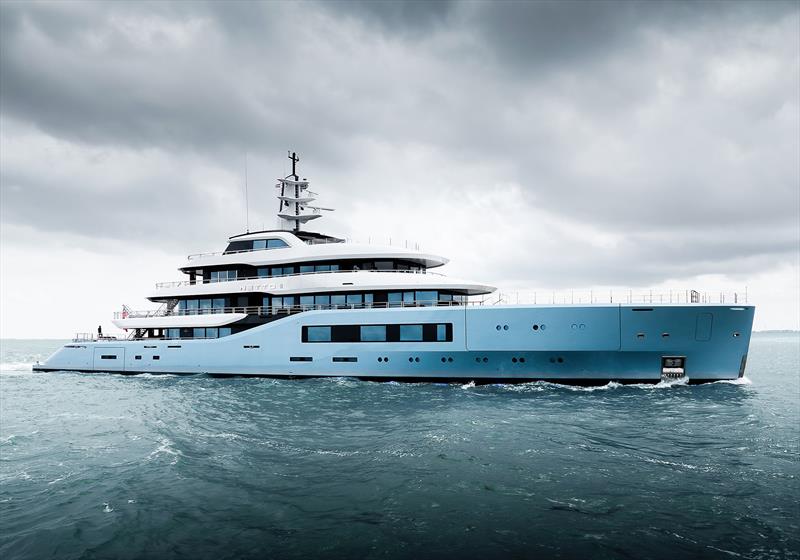 Amels 80 Netto II sets off on her maiden voyage to the Med - photo © Amels/Damen Yachting