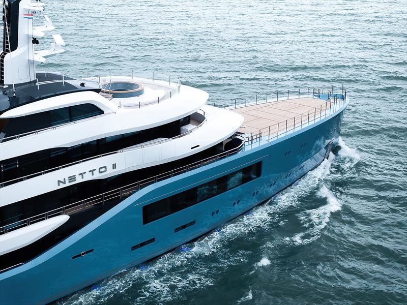 Amels 80 Netto II sets off on her maiden voyage to the Med - photo © Amels/Damen Yachting