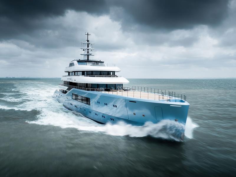 Amels 80 Netto II sets off on her maiden voyage to the Med - photo © Amels/Damen Yachting