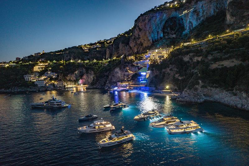 “Midsummer Dream” in Amalfi - photo © Ferretti Group
