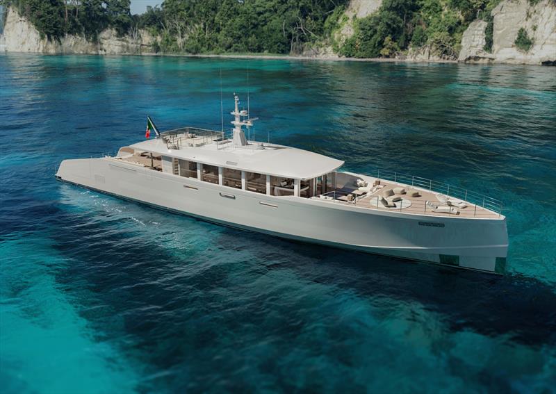 45m GENIE BLU - photo © Alia Yachts