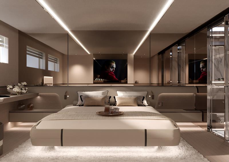 45m GENIE BLU - photo © Alia Yachts