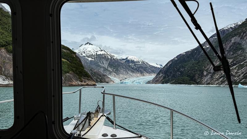 Dawes Glacier from Airship - photo © Laura Domela