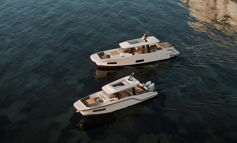 Sunfinder 50 and Sunfinder 38 photo copyright AIATA taken at  and featuring the Power boat class
