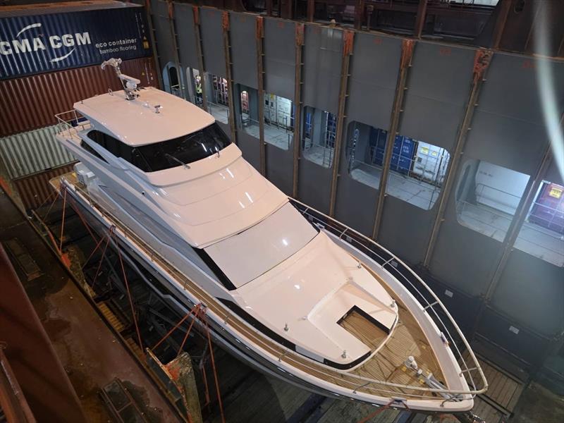Johnson 70 (Hull No. 4) photo copyright Johnson Yachts taken at  and featuring the Power boat class