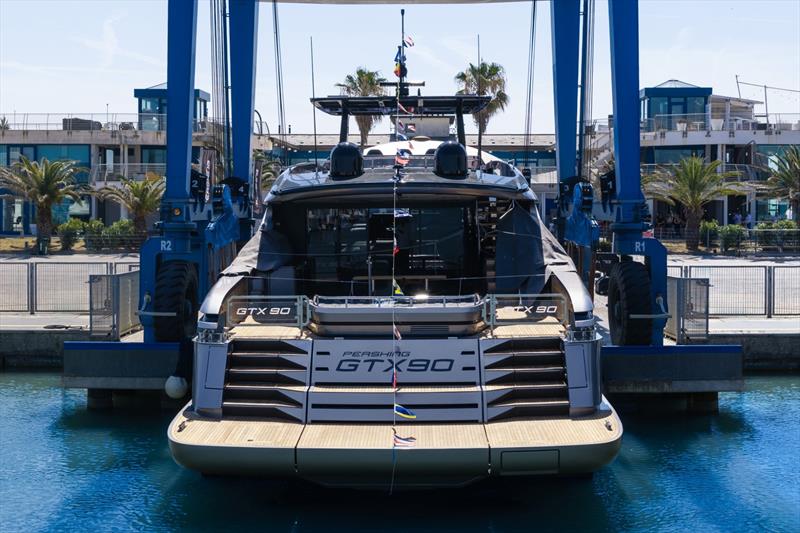 Pershing GTX90 Number01 - photo © Pershing Yachts
