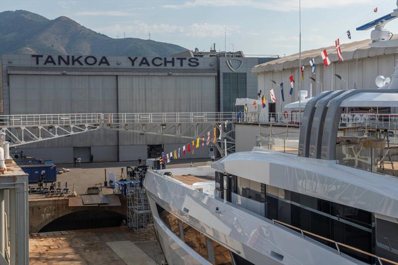 52m Vitruvius MY Spirit launch photo copyright Tankoa Yachts taken at  and featuring the Power boat class