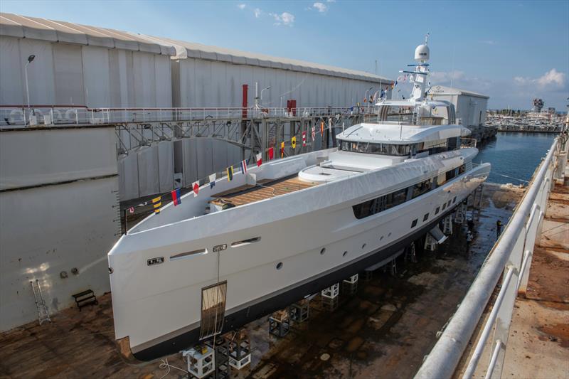 52m Vitruvius MY Spirit launch photo copyright Tankoa Yachts taken at  and featuring the Power boat class