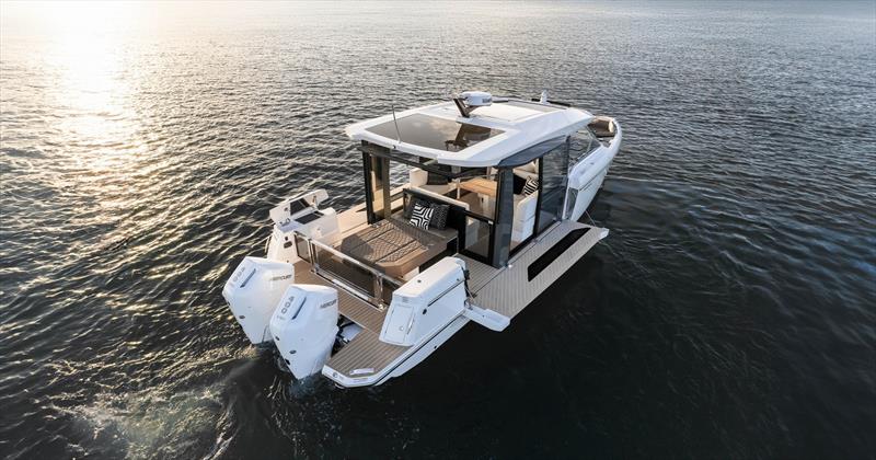 Saxdor 400 GTC photo copyright Saxdor Yachts  taken at  and featuring the Power boat class