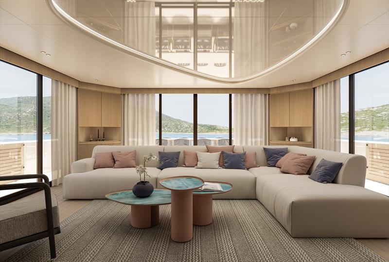 Seamore 34 - main salon - photo © Antonini Navi