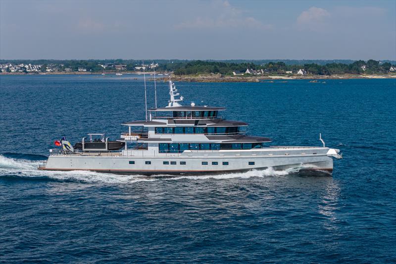CANOA, 49.9-metre Explorer - photo © Humphreys Yacht Design